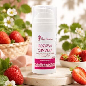 Różowa Chmurka kremowa emulsja do mycia twarzy i ciała