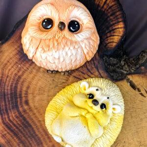Mydlana Sówka 2D 🦉 ręcznie robione mydło prezentowe