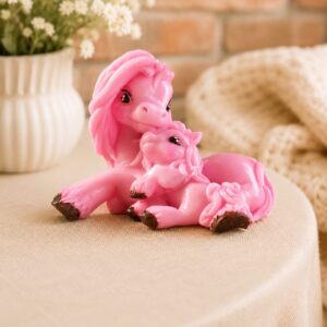 Różowy Kucyk Pony ze Źrebakiem ręcznie robione mydło prezentowe