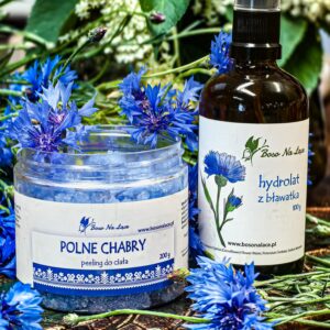 Zestaw Chabrowy – Peeling Polne Chabry i Hydrolat z Bławatka