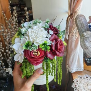 Mydlany Bukiet Ślubny „Kwiatowa Elegancja”
